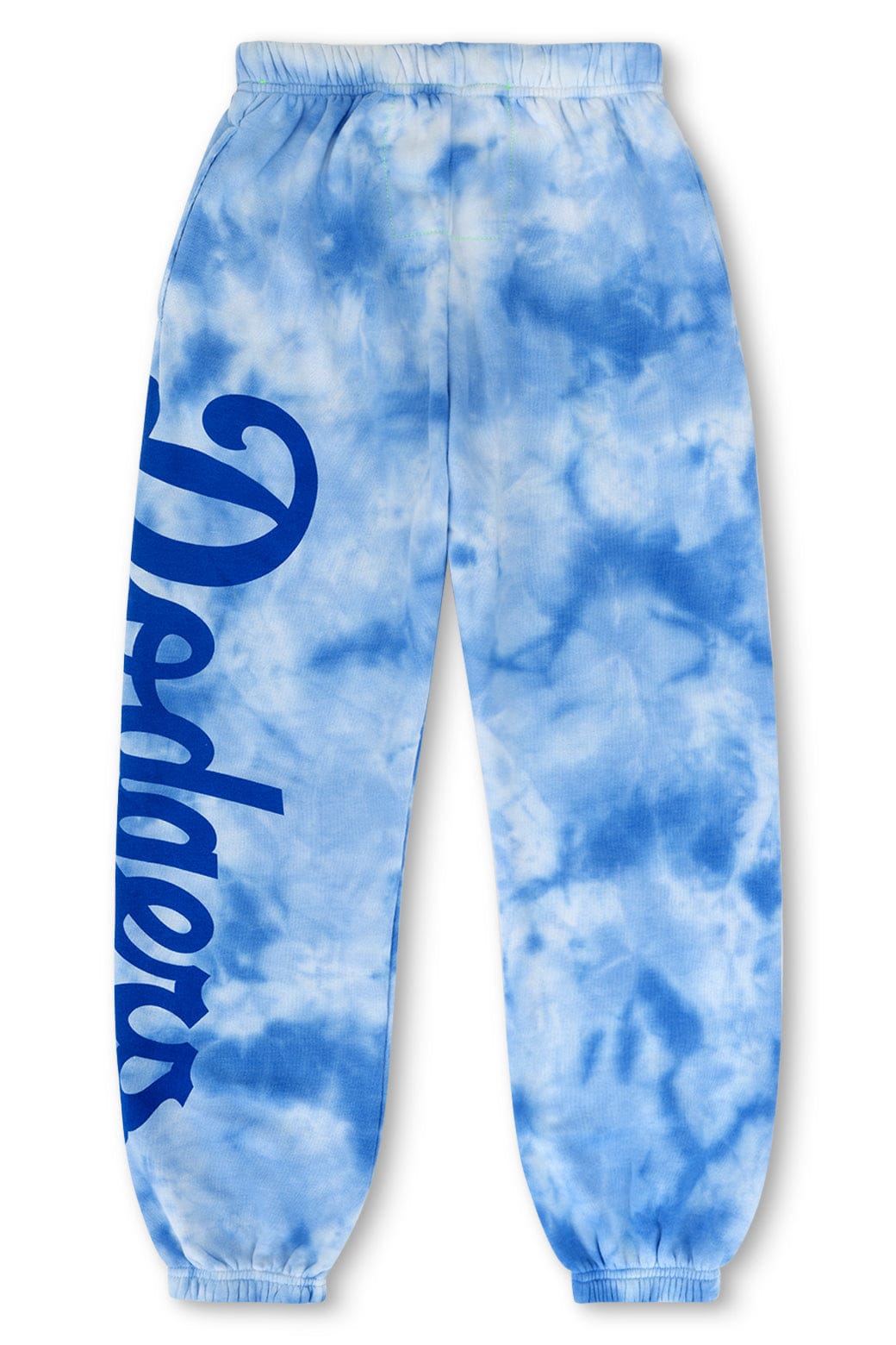 Classic LOS ANGELES DODGERS HAND DYED SWEATPANTS - TIE DYE BLUE