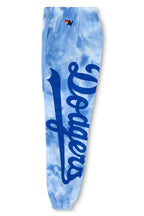 Classic LOS ANGELES DODGERS HAND DYED SWEATPANTS - TIE DYE BLUE