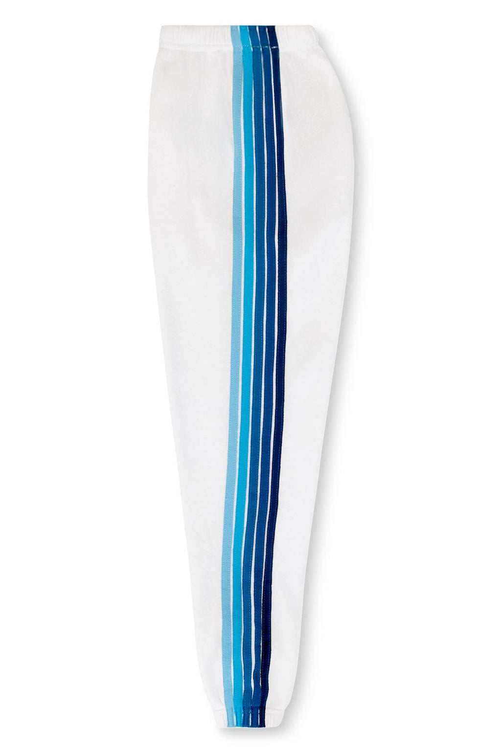 Classic LOS ANGELES DODGERS 5 STRIPE SWEATPANTS - WHITE BLUE