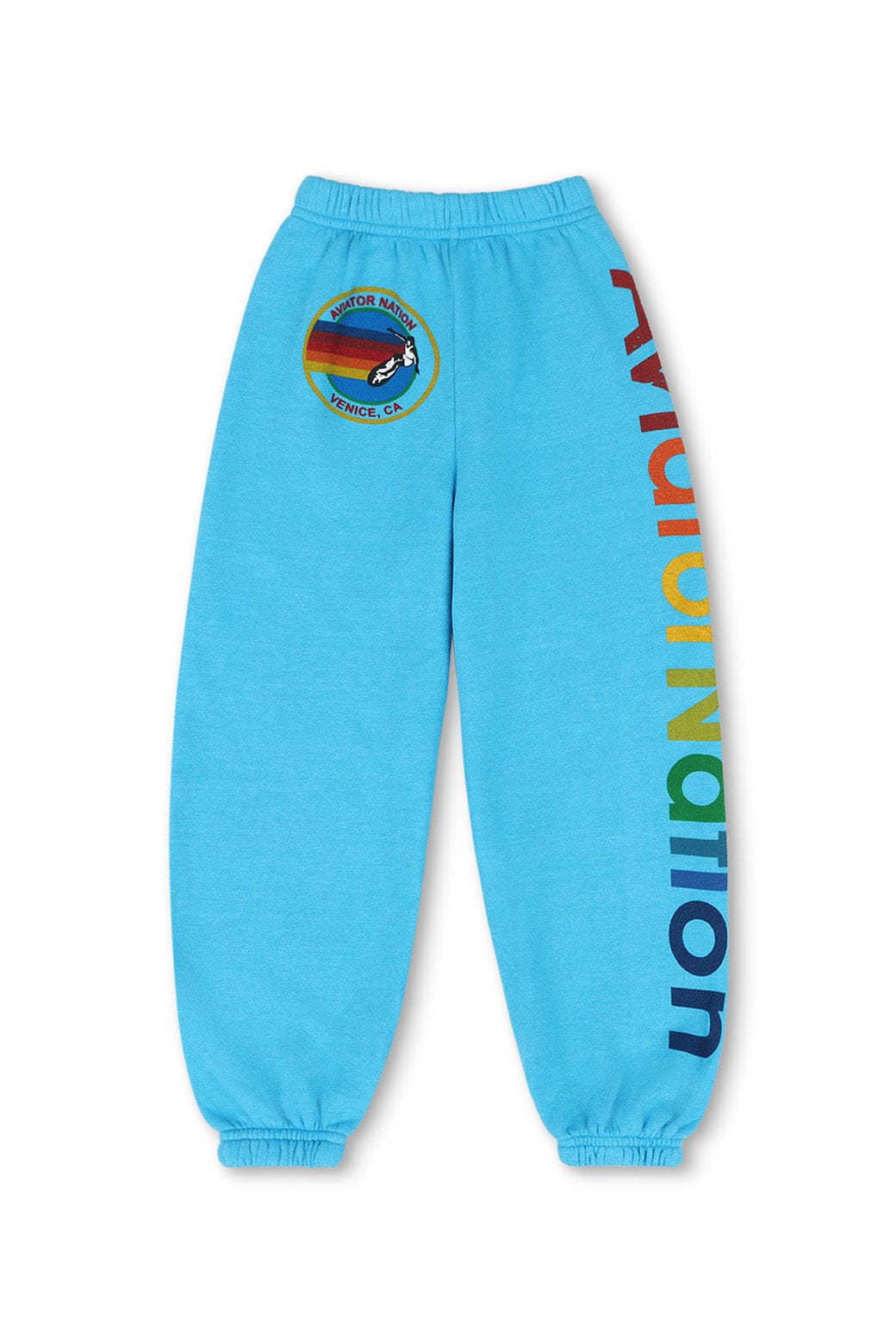Classic KIDS AVIATOR NATION VENICE SWEATPANTS - NEON BLUE