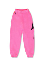 Classic KIDS BOLT PRINT SWEATPANTS - NEON PINK