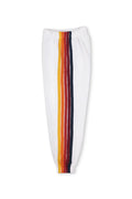 Classic KIDS 5 STRIPE SWEATPANTS - WHITE