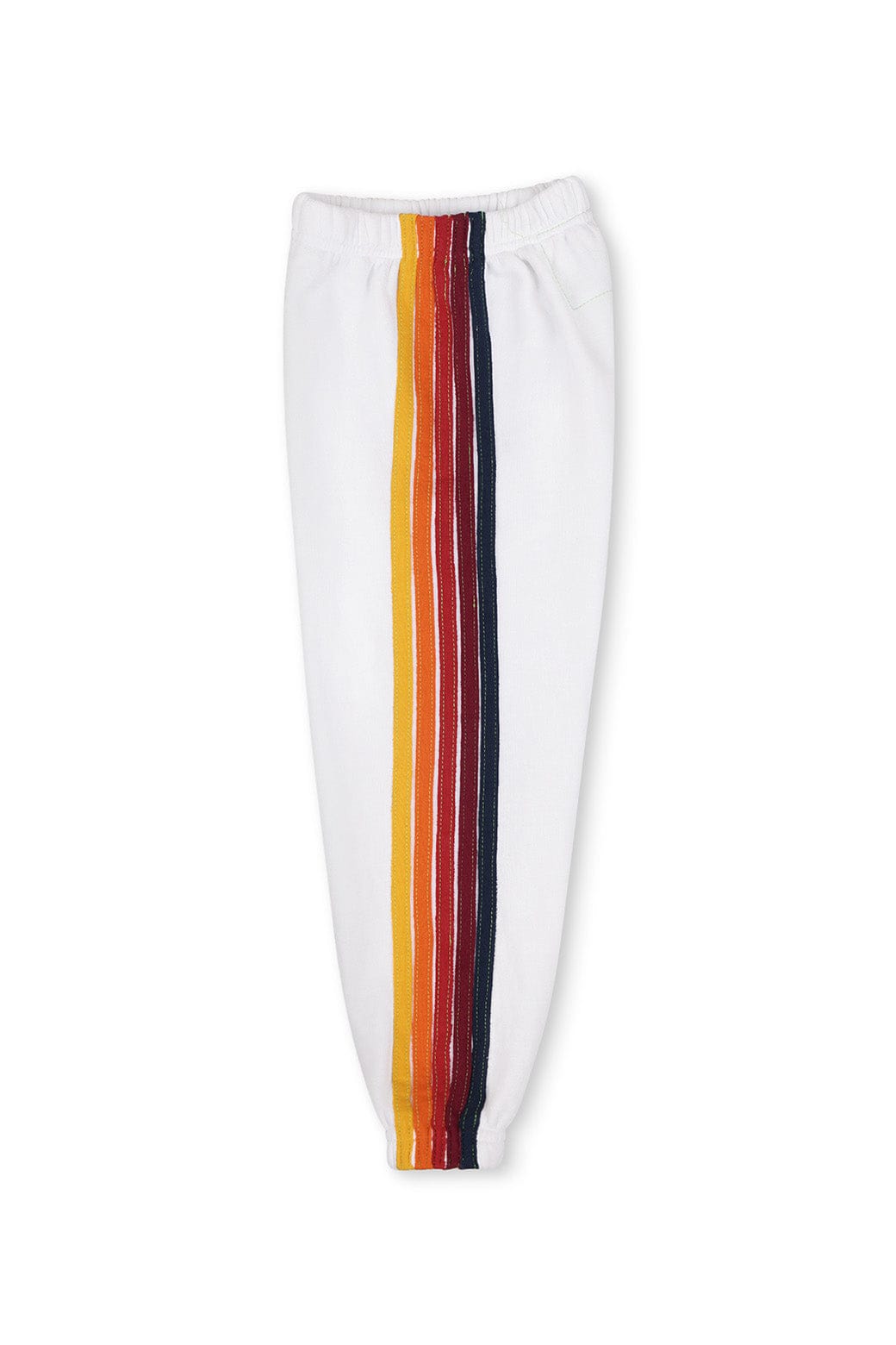 Classic KIDS 5 STRIPE SWEATPANTS - WHITE