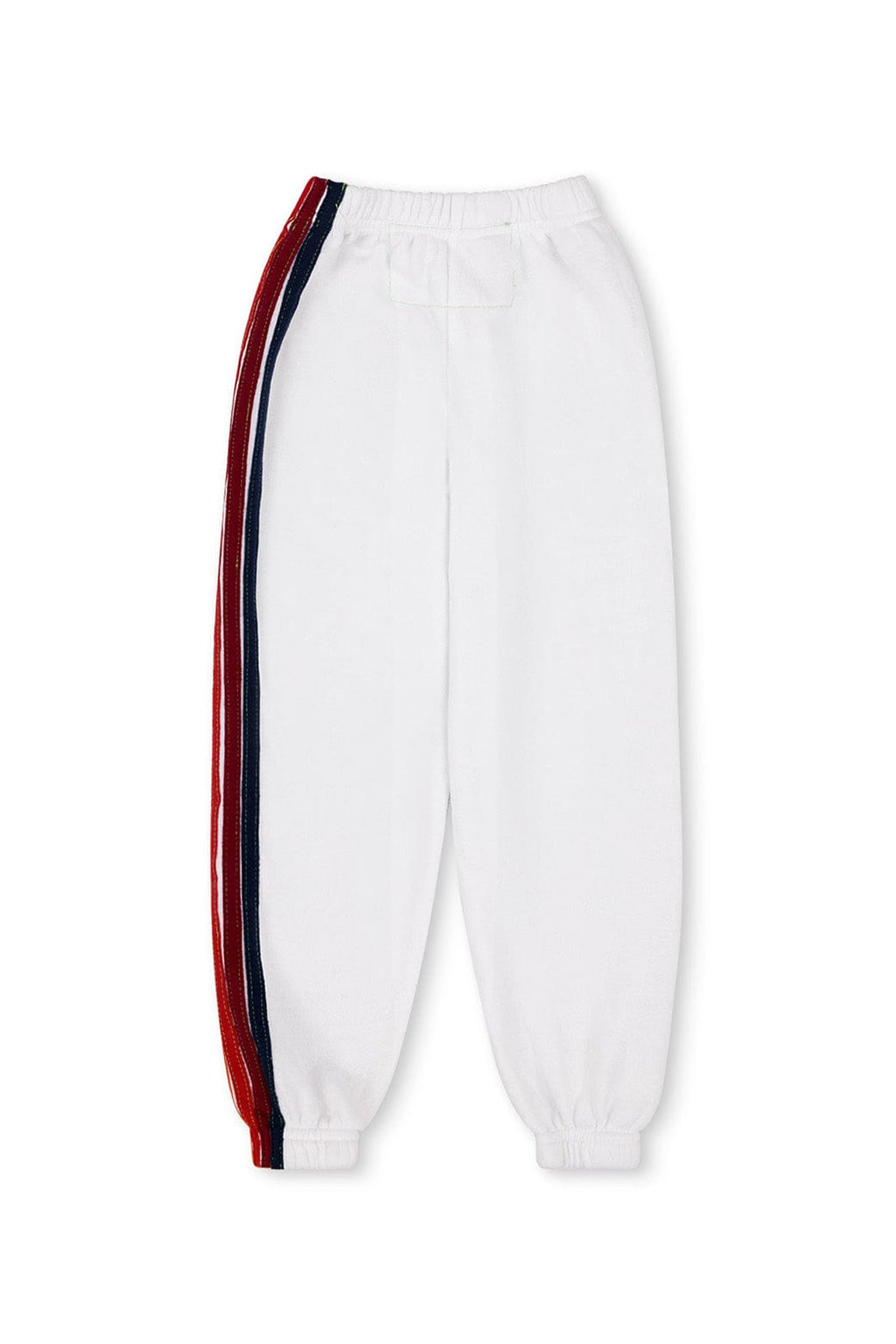 Classic KIDS 5 STRIPE SWEATPANTS - WHITE
