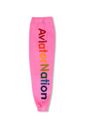 Classic KIDS AVIATOR NATION VENICE SWEATPANTS - NEON PINK