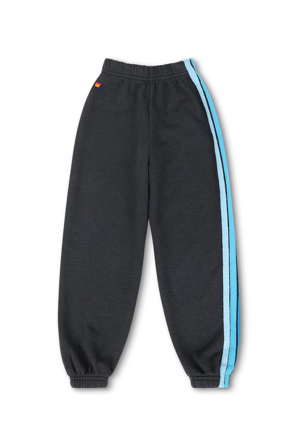 Classic KIDS 5 STRIPE SWEATPANTS - CHARCOAL BLUE
