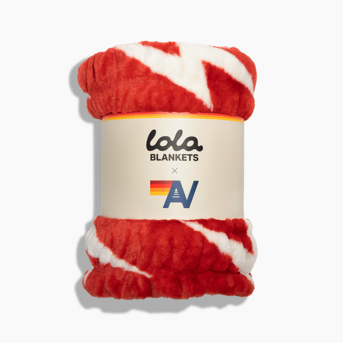 Classic Aviator Nation x Lola Blanket - Red White Bolt