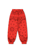 Classic KIDS BANDANA SWEATPANTS - RED