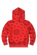 Classic KIDS BANDANA PULLOVER HOODIE - RED