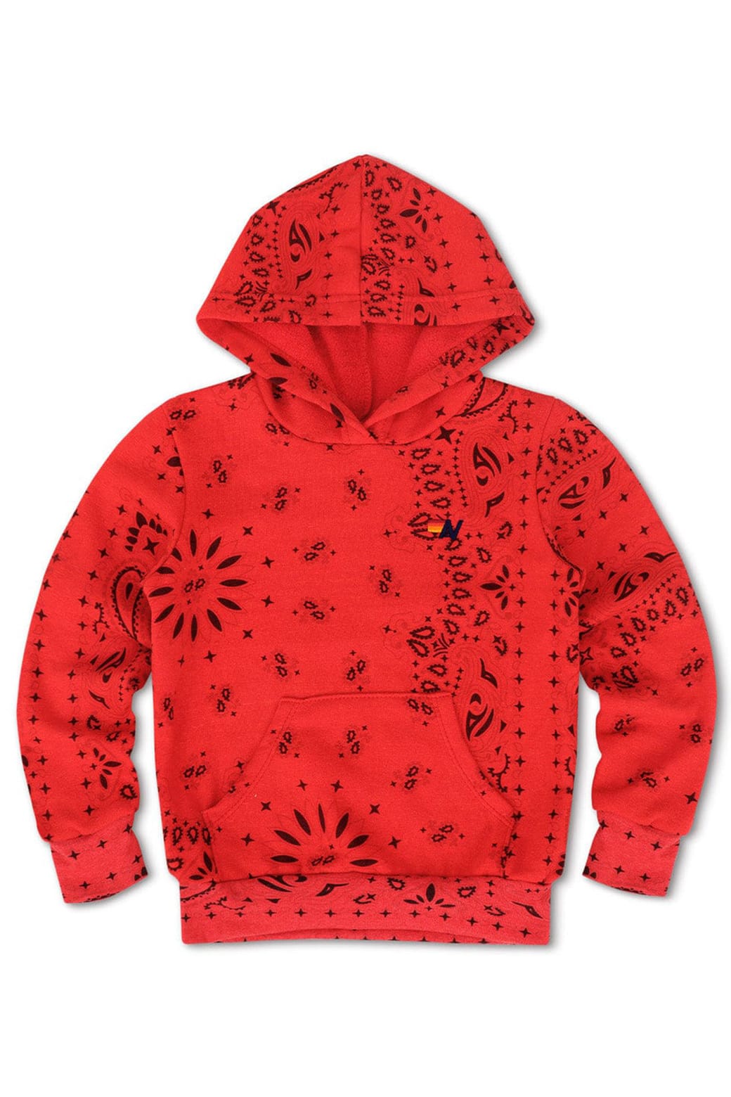 Classic KIDS BANDANA PULLOVER HOODIE - RED