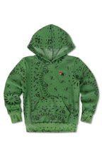 Classic KIDS BANDANA PULLOVER HOODIE - PALM