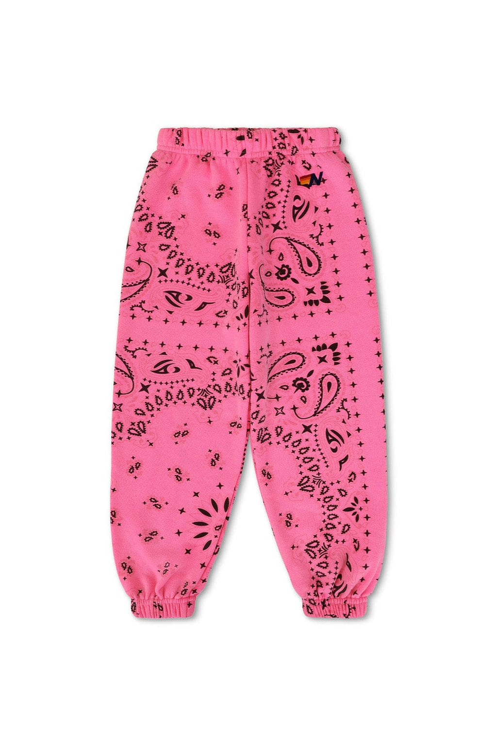 Classic KIDS BANDANA SWEATPANTS - NEON PINK