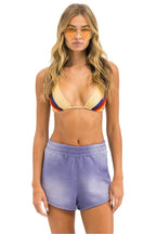 Classic BOLT STITCH CLUB SHORTS - FADED GRAPE