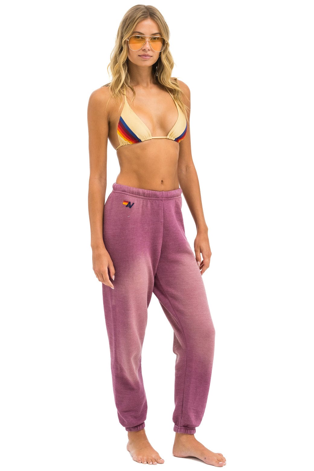 Classic BOLT STITCH SWEATPANTS - FADED BERRY