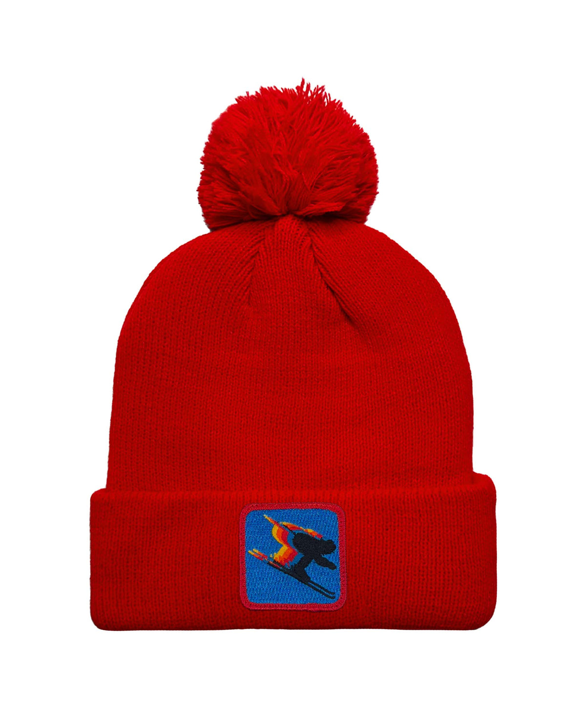 Classic BIRDS OF PREY 2024 POM POM RIB BEANIE - RED