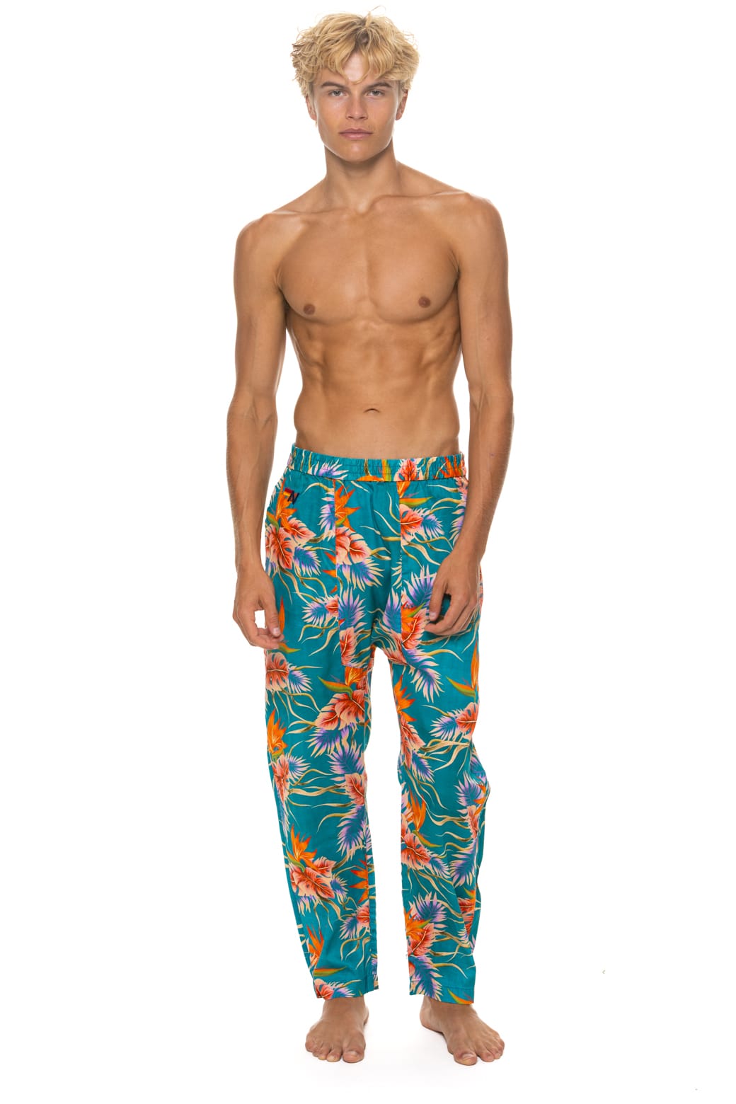 Classic UNISEX COTTON LUXE POPLIN RELAXED PANT - BLUE HAWAII