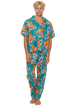 Classic UNISEX COTTON LUXE POPLIN RESORT SHIRT - BLUE HAWAII