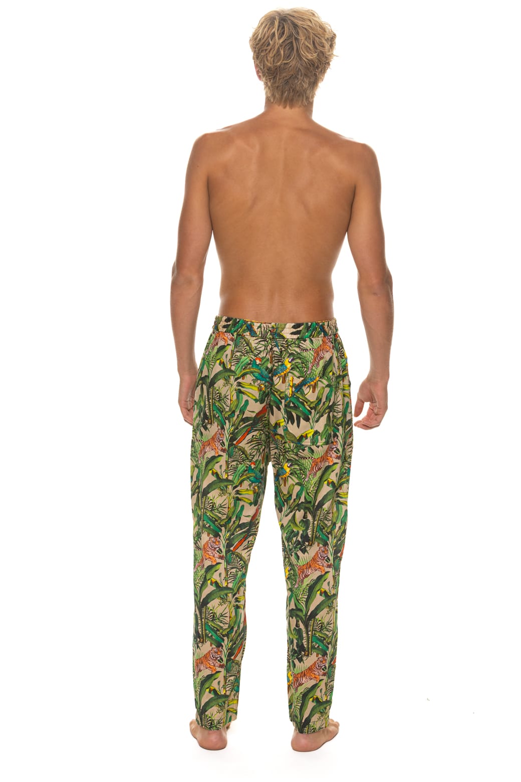 Classic UNISEX COTTON LUXE POPLIN RELAXED PANT - VINTAGE WHITE JUNGLE