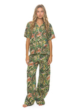 Classic WOMENS COTTON LUXE POPLIN WIDE LEG PANT - VINTAGE WHITE JUNGLE