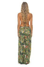 Classic WOMENS COTTON LUXE POPLIN WIDE LEG PANT - VINTAGE WHITE JUNGLE