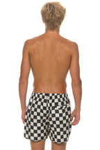 Classic MENS COTTON LUXE POPLIN RELAXED SHORT - VINTAGE BLACK CHECK