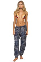 Classic BANDANA QUILTED SWEATPANTS - CHARCOAL