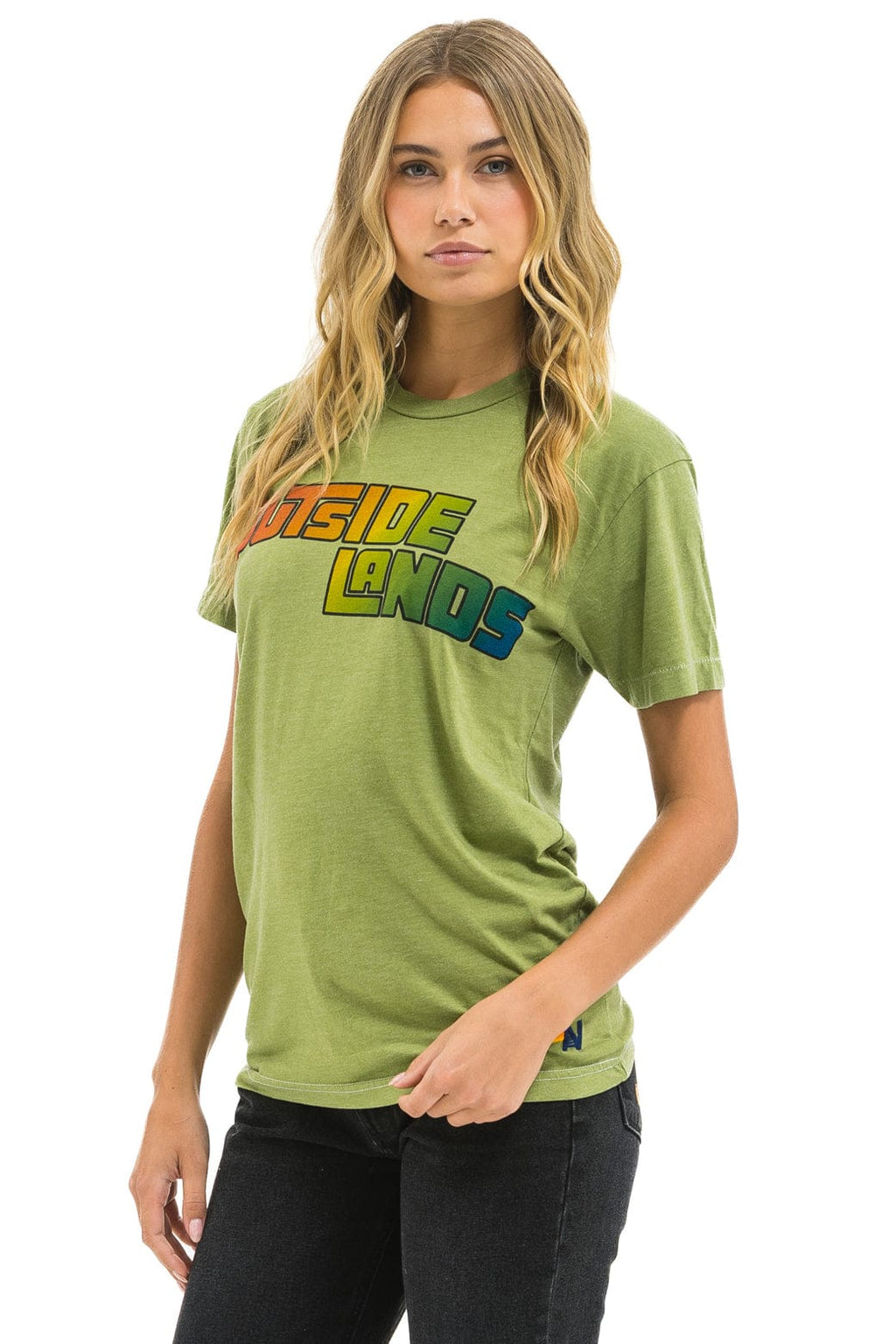 Classic OUTSIDE LANDS 2025 CREW TEE - JUNGLE GREEN