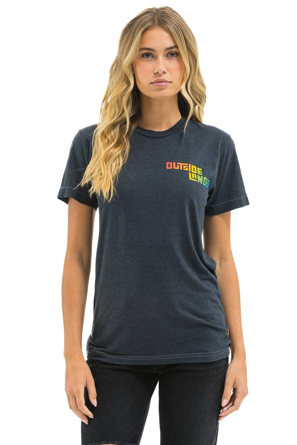 Classic OUTSIDE LANDS 2025 CREW TEE - CHARCOAL