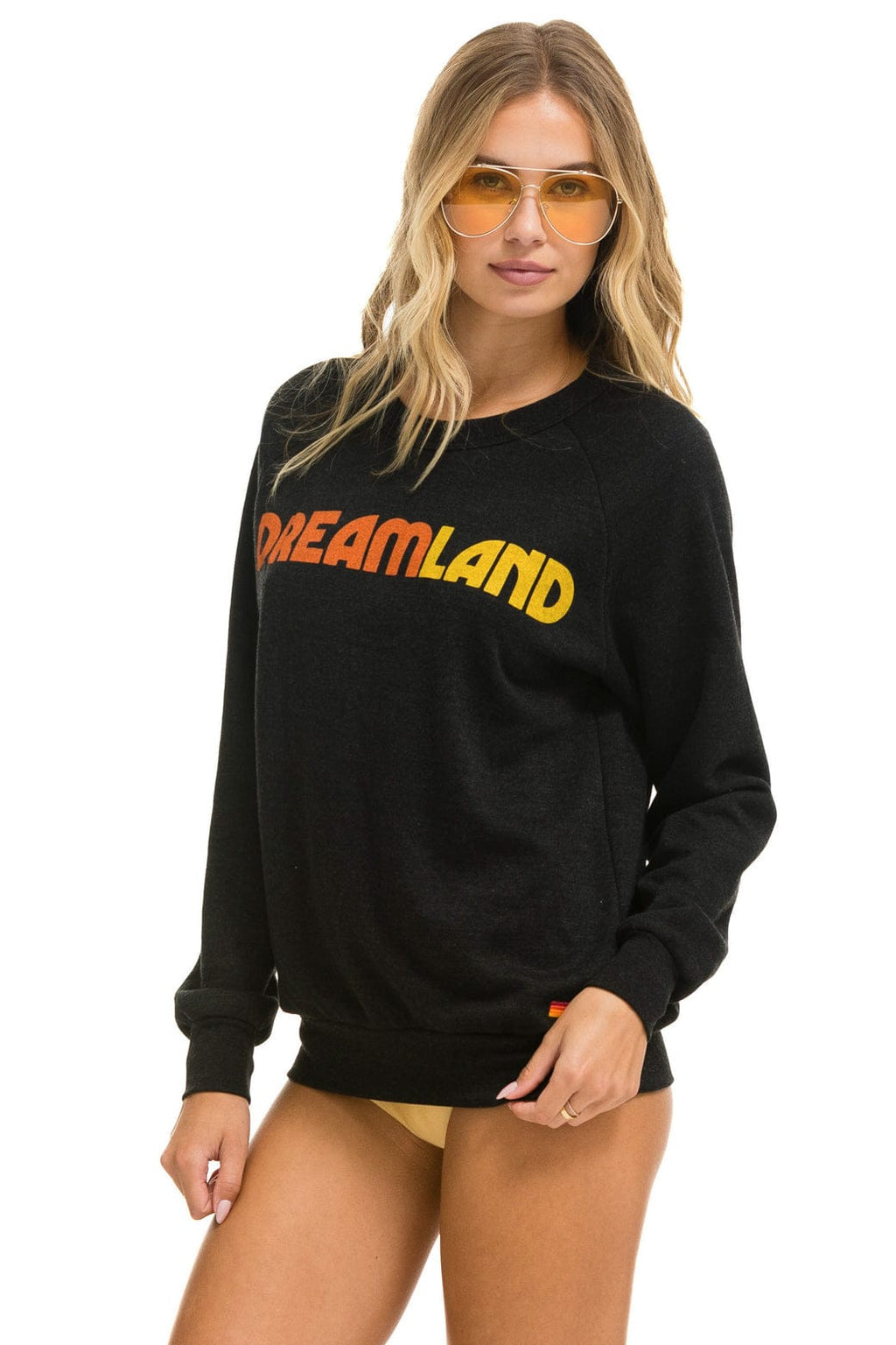 Classic DREAMLAND LOGO CREW SWEATSHIRT - BLACK