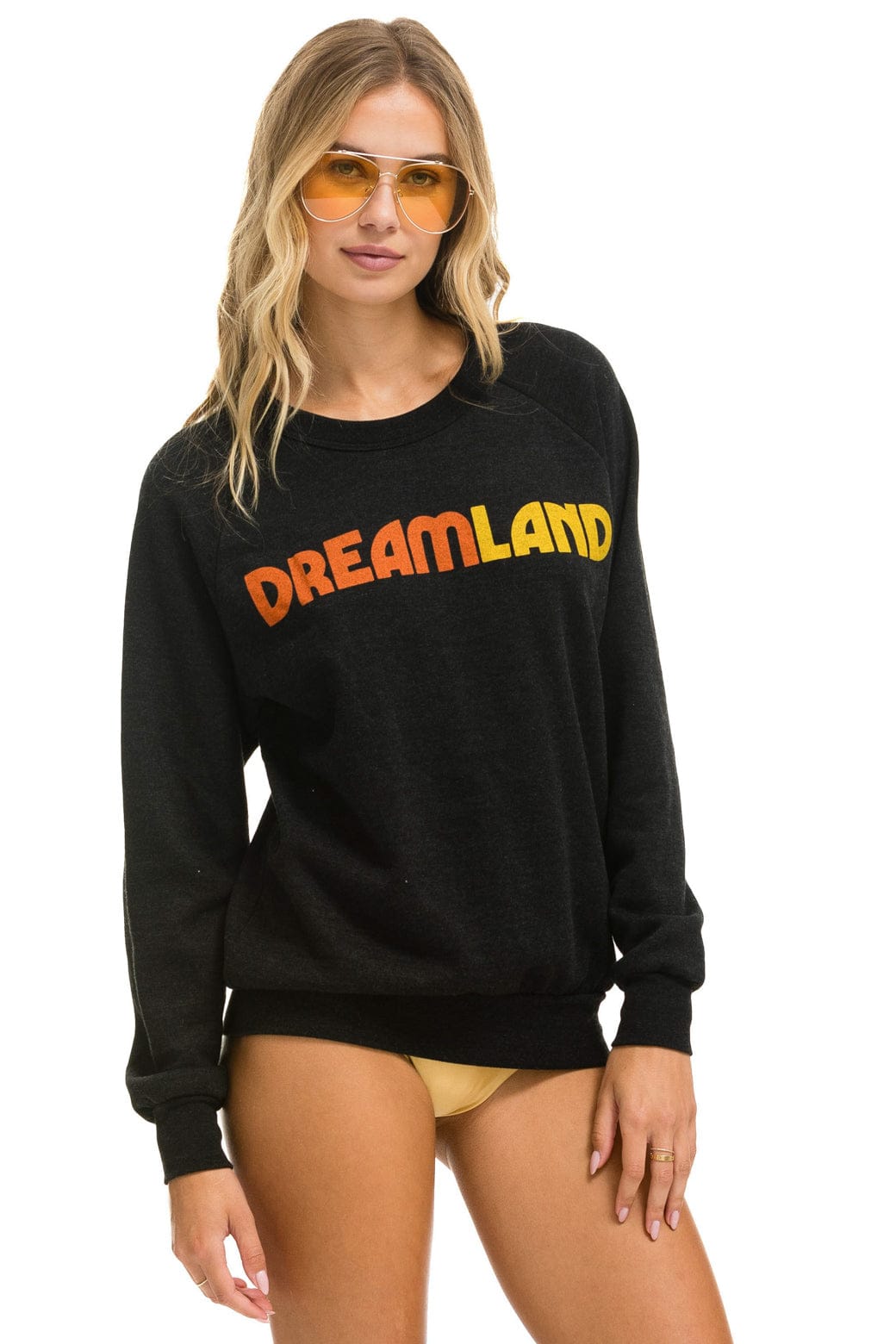 Classic DREAMLAND LOGO CREW SWEATSHIRT - BLACK
