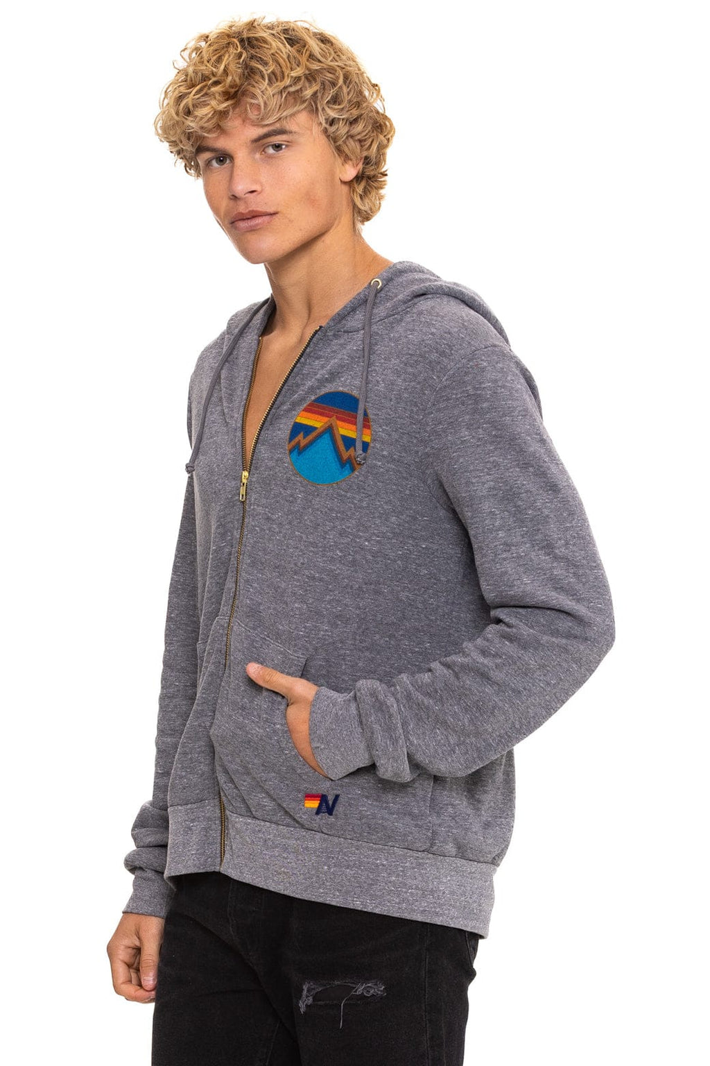 Classic ALL SEASONS CIRCLE ZIP HOODIE - HEATHER GREY