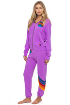Classic ALL SEASONS CIRCLE ZIP HOODIE - NEON PURPLE