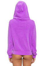 Classic ALL SEASONS CIRCLE ZIP HOODIE - NEON PURPLE