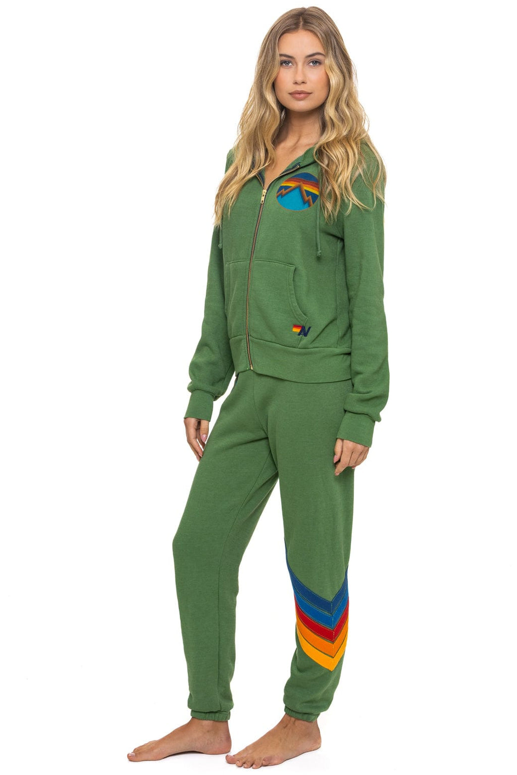 Classic ALL SEASONS CIRCLE ZIP HOODIE - PALM