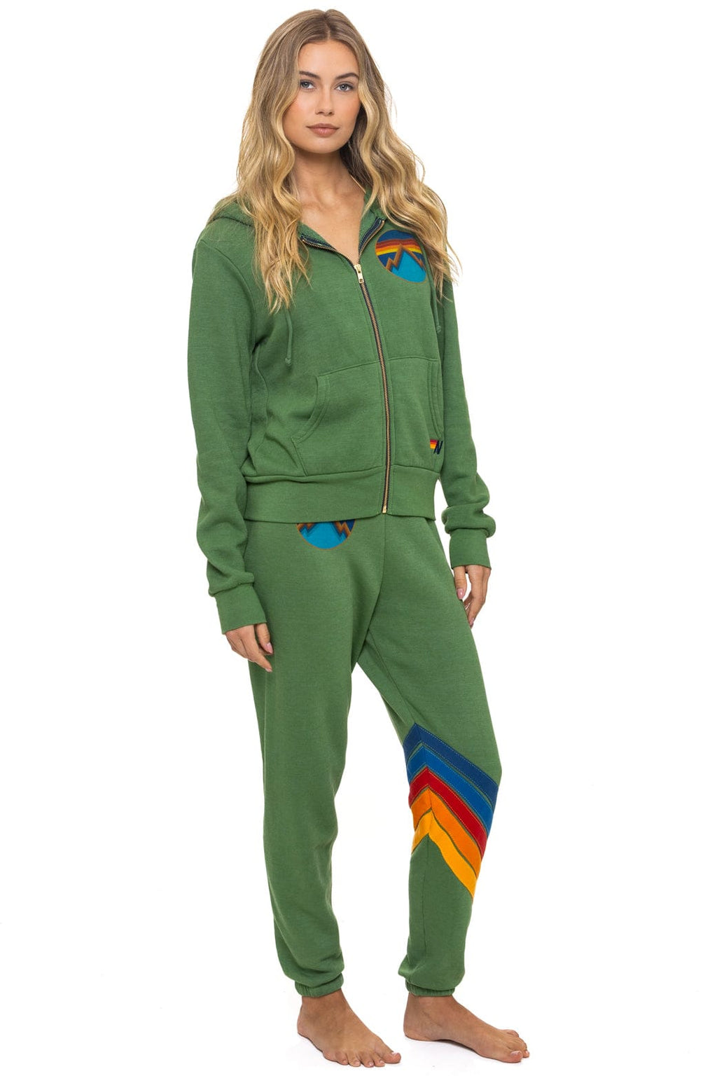 Classic ALL SEASONS CIRCLE ZIP HOODIE - PALM
