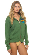Classic ALL SEASONS CIRCLE ZIP HOODIE - PALM