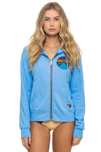 Classic ALL SEASONS CIRCLE ZIP HOODIE - SKY