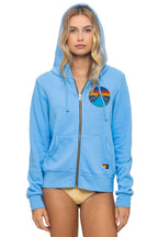 Classic ALL SEASONS CIRCLE ZIP HOODIE - SKY