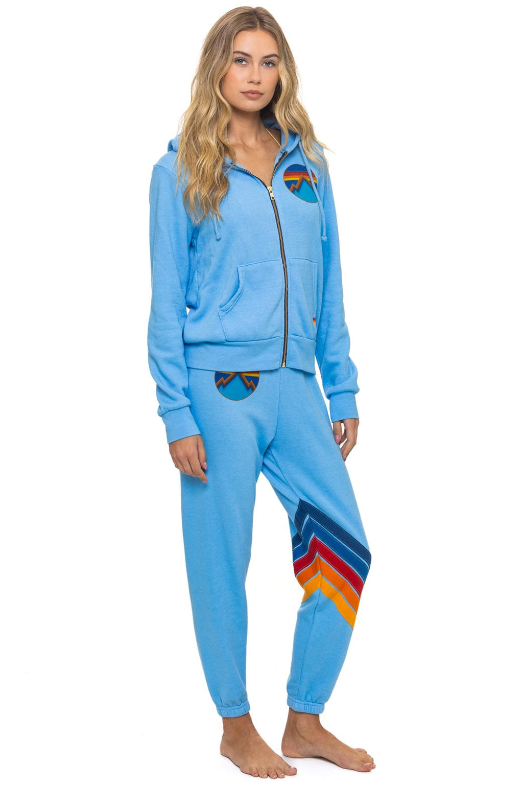 Classic ALL SEASONS CIRCLE ZIP HOODIE - SKY