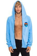 Classic ALL SEASONS CIRCLE ZIP HOODIE - SKY