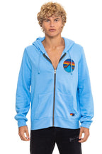 Classic ALL SEASONS CIRCLE ZIP HOODIE - SKY