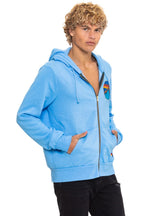 Classic ALL SEASONS CIRCLE ZIP HOODIE - SKY