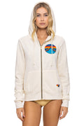 Classic ALL SEASONS CIRCLE ZIP HOODIE - VINTAGE WHITE