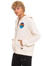 Classic ALL SEASONS CIRCLE ZIP HOODIE - VINTAGE WHITE