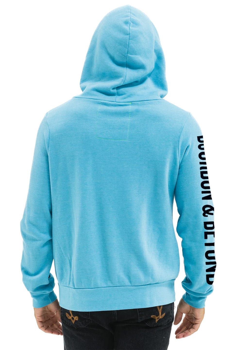 Classic BOURBON AND BEYOND 2025 ZIP HOODIE RELAXED - AQUA