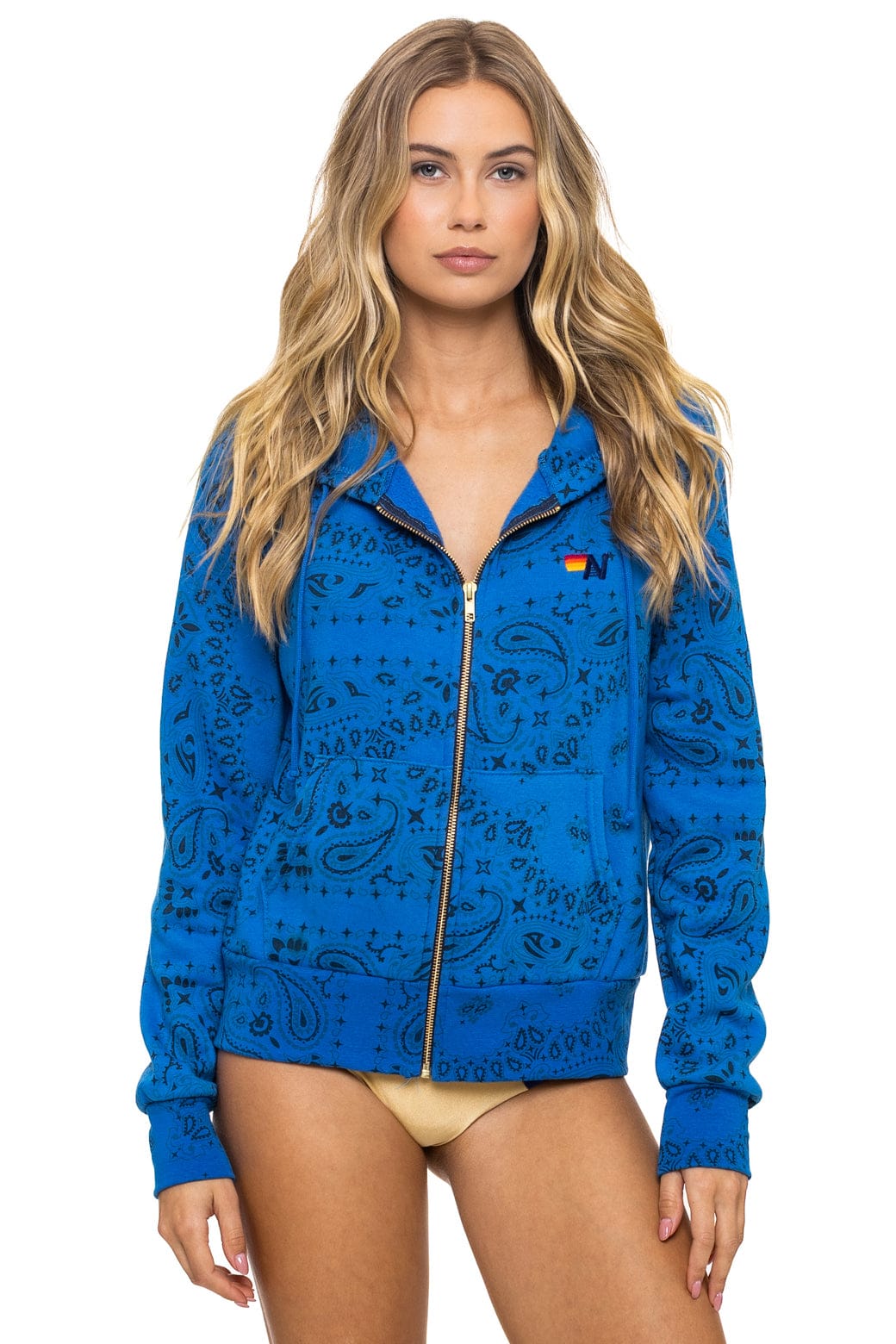 Classic BANDANA ZIP HOODIE - ADVENTURE BLUE