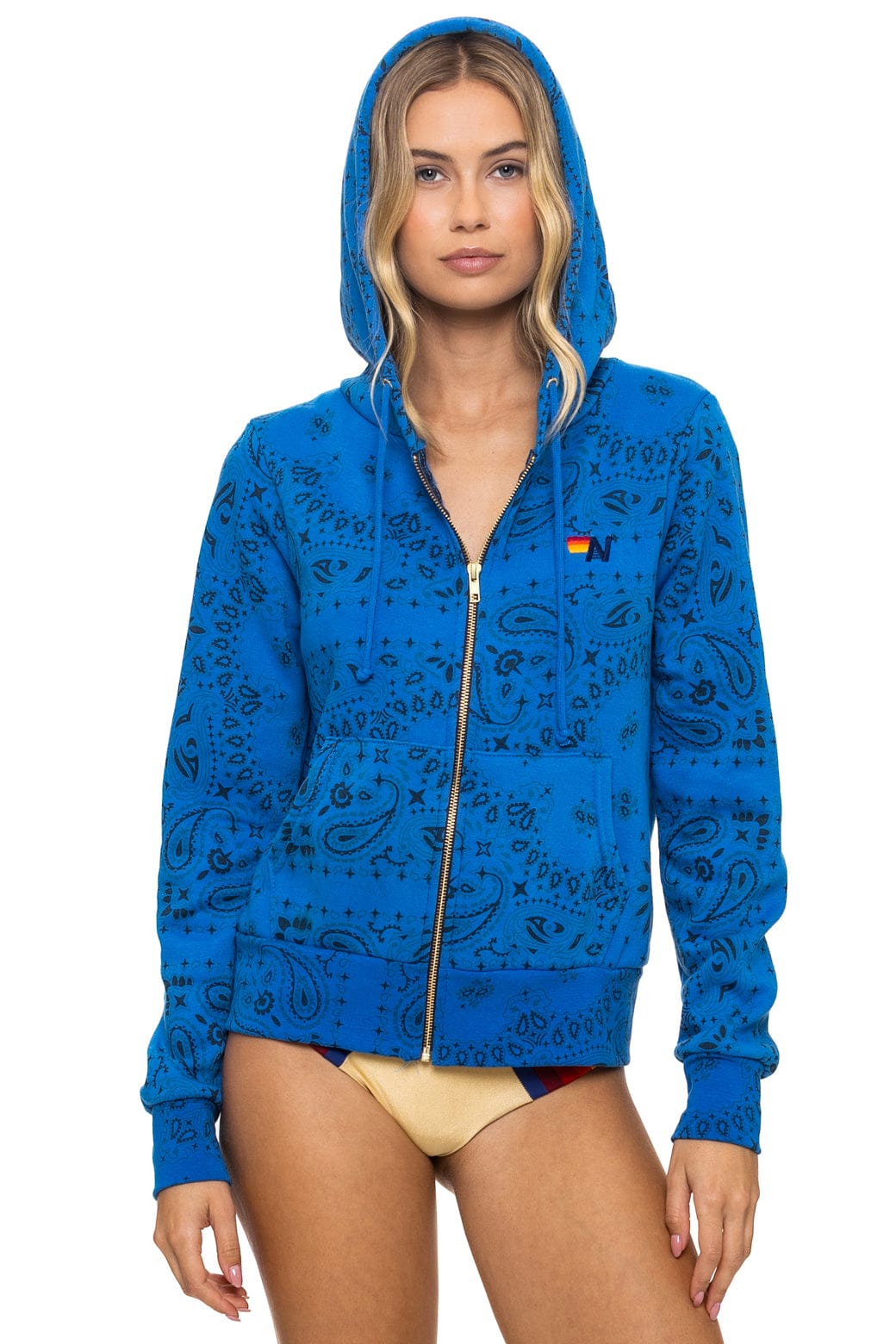 Classic BANDANA ZIP HOODIE - ADVENTURE BLUE