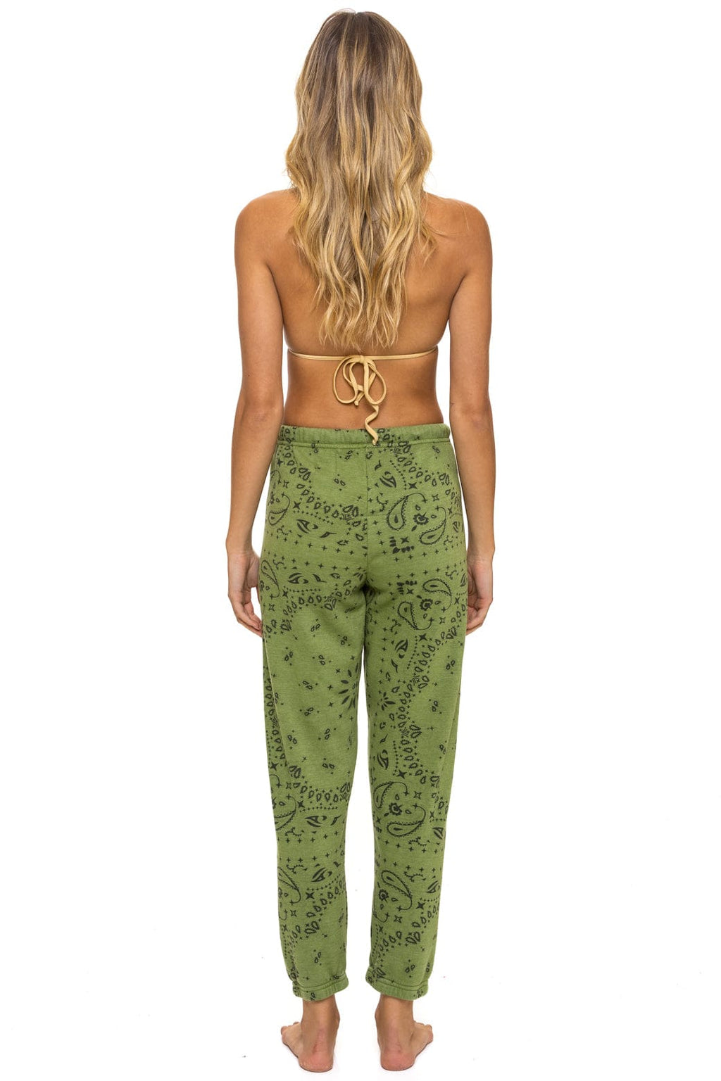 Classic BANDANA SWEATPANTS - JUNGLE GREEN