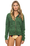 Classic BANDANA ZIP HOODIE - PALM