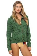 Classic BANDANA ZIP HOODIE - PALM